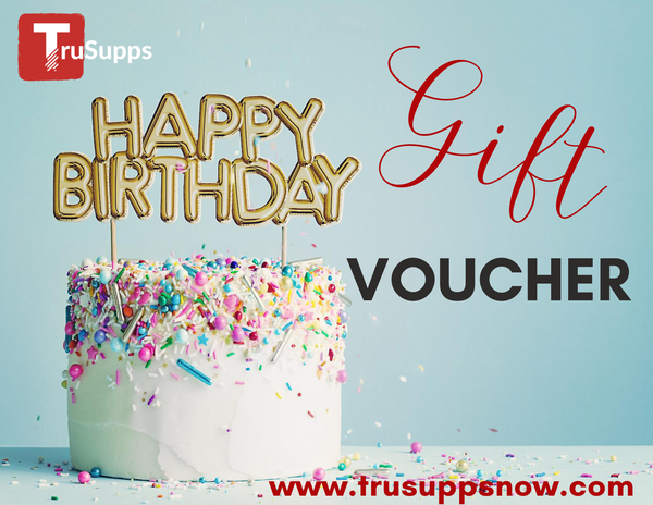 TruSupps Happy Birthday Gift Cards